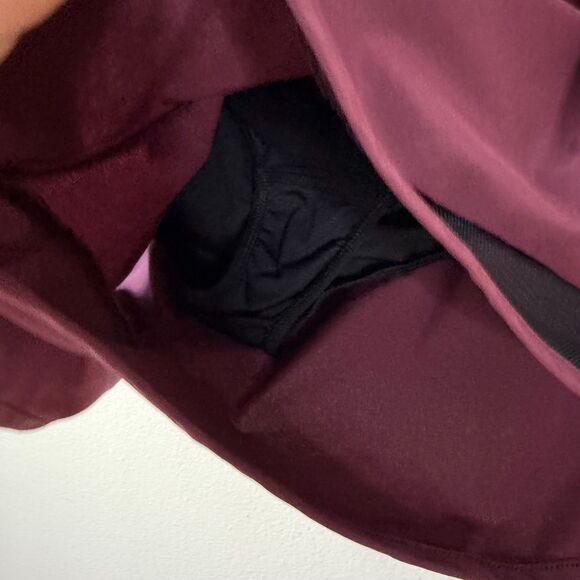 Core 10 Maroon/Black Lined Athletic Shorts - Picture 3 of 4